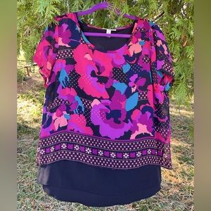 Colorful Dana Buchman Blouse
